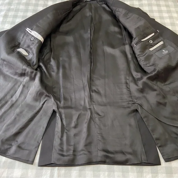 Tiger of Sweden black blazer Norden suit blazer 48 and Oxford pants 30 pure wool - Picture 6 of 16